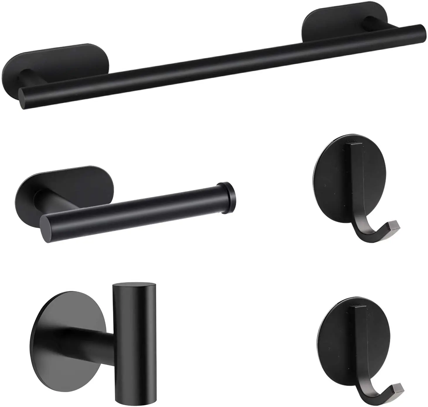 

Набор аксессуаров для ванной комнаты из нержавеющей стали 5 шт., вешалка для полотенец для ванной комнаты 40 см + бумажный держатель + вешалка ...