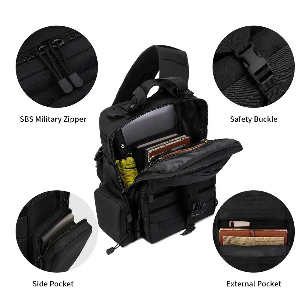 Gonex Тактический крепеж рюкзак наружная Военная Сумка-петля штурмовой пакет