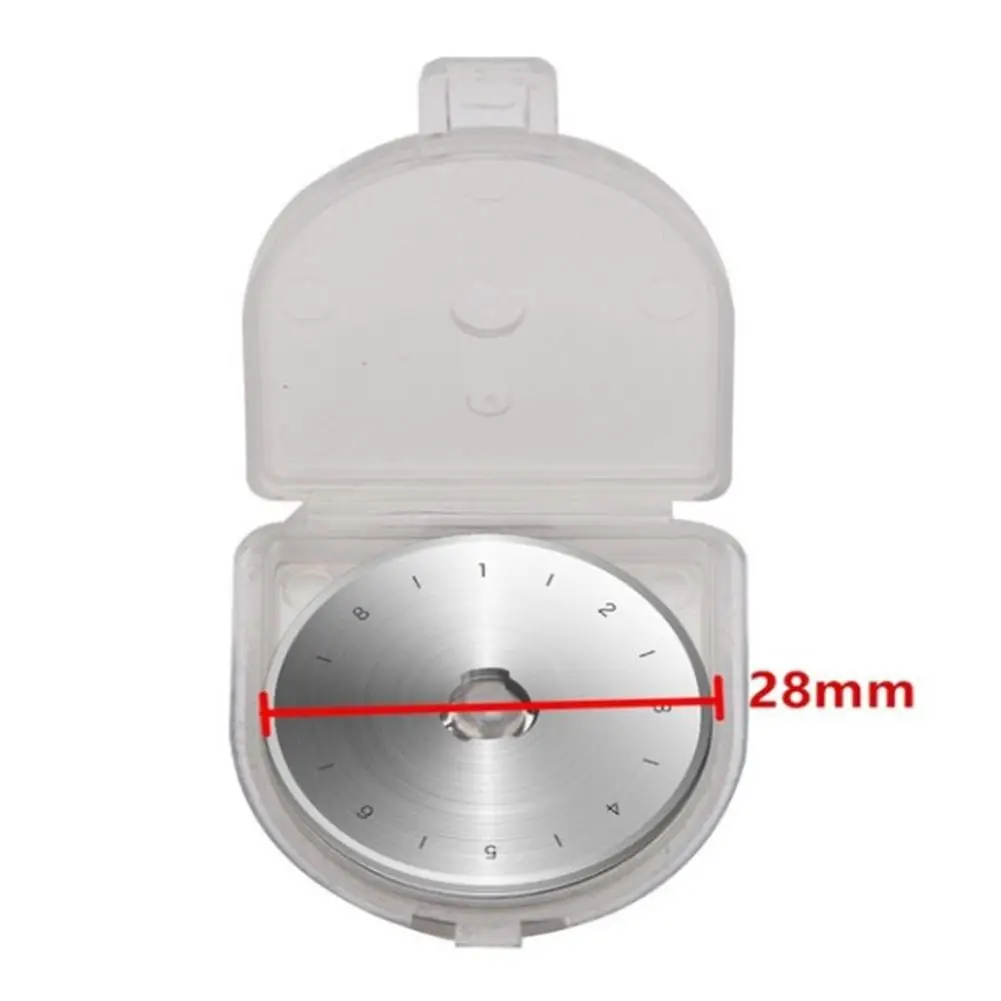 45 мм/28 мм 10 шт. стальной круговой роторный Резак сменные лезвия Лоскутная Ткань