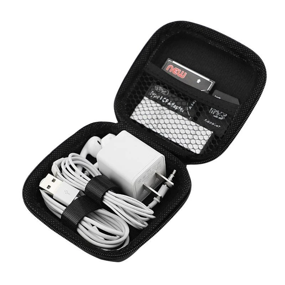 

Cable Organizer Bag Headphones Case Electronic Gadget Organizer Cable Bag USB Wires Charger Digital Storage Box Rangement Holder