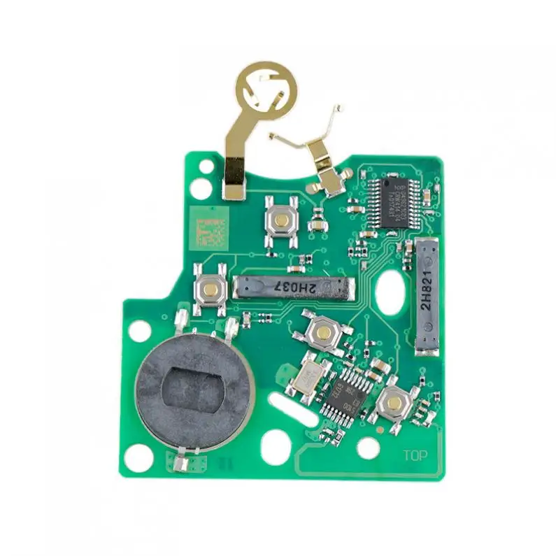 1 шт. черный 433 МГц 4 кнопки дистанционный ключ брелок от машины замена с чипом PCF7952