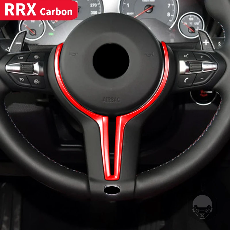 

RRX For BMW M Series F10 F06 F12 F13 F15 F16 F80 F82 F87 Steering Wheel Replacement Style ABS Trim M-Sport Only 1PCS