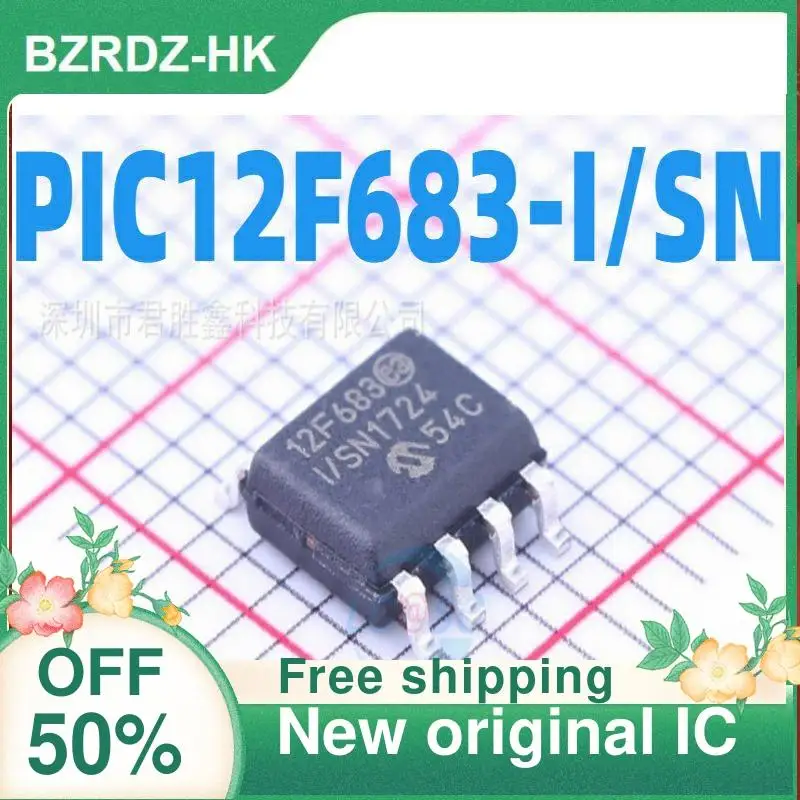 

2-10 шт./лот PIC12F683-I/SN 12F683-I/SN PIC12F683 SOP8 новый оригинальный IC