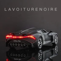 132 bugatti lavoiturenoire alloy sports car model diecasts toy vehicles metal car model simulation sound light kids toy gift