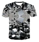 Мужская футболка с круглым вырезом, модная футболка с 3D принтом в стиле хип-хоп, новинка 2021
