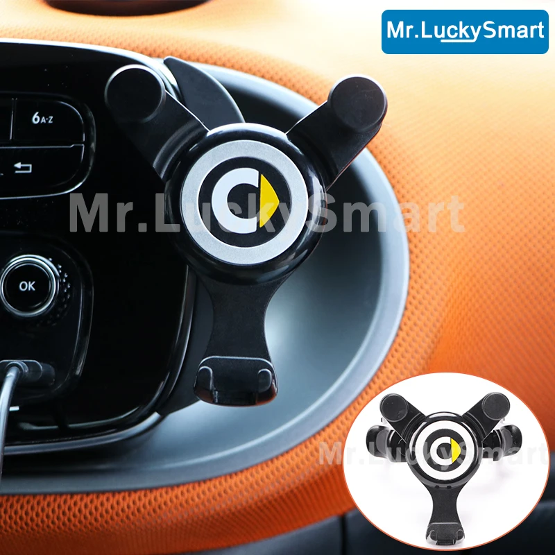 car mobile phone holder navigation stand gravity bracket for mercedes smart 451 453 fortwo forfour interior products accessories free global shipping