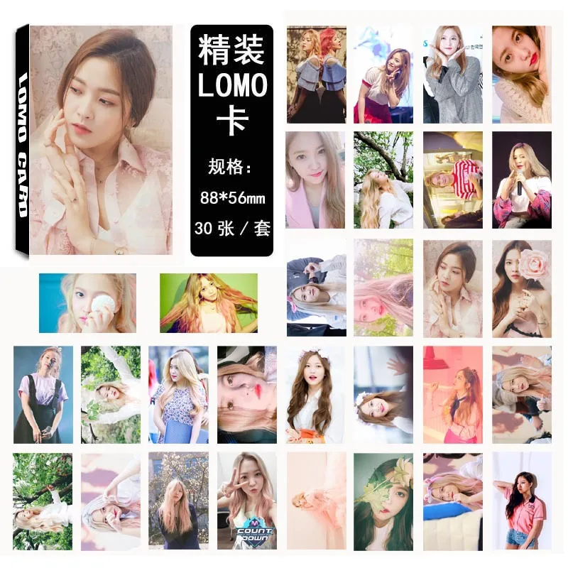 Фотооткрытка Yeri One lomo красная бархатная фотооткрытка 30 шт./компл.|Набор