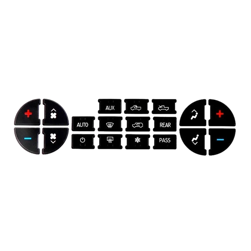 Набор для ремонта кнопок переменного тока сменные наклейки Chevrolet Gmc Tahoe|Наклейки