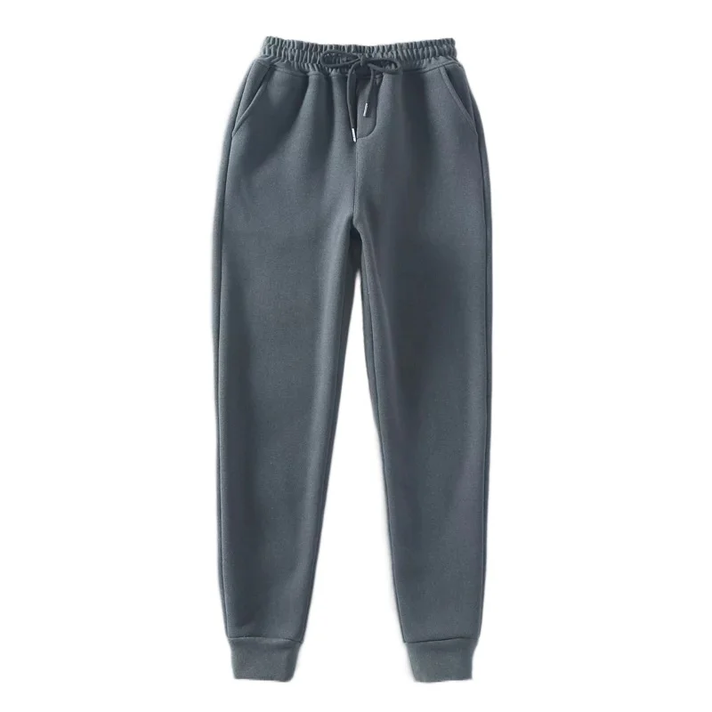 

Women Autumn Winter 2020 New Elastic Waist Casual Pants European and American Trend bundle Foot Warm Trousars