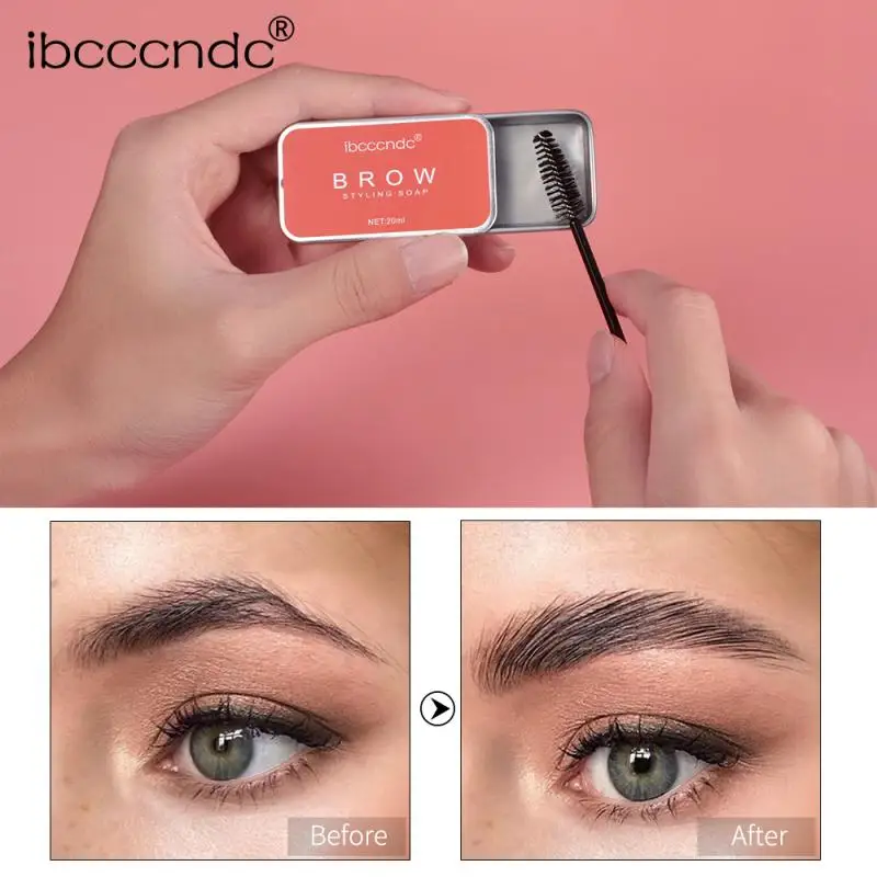 4 шт. Набор для укладки бровей Крем алоэ вера водный спрей роста жидкая кисть