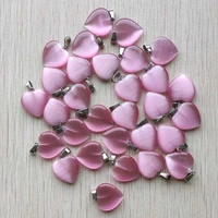 new beautiful synthetic cats eye stone pink heart shape pendants 20mm for diy jewelry making 24pcslot wholesale fast shipping
