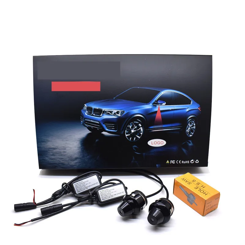 1Pair Car Door Light Logo Laser Shadow Projector Welcome Fit for NISSAN Ford Honda Toyota Haval Audi | Автомобили и мотоциклы