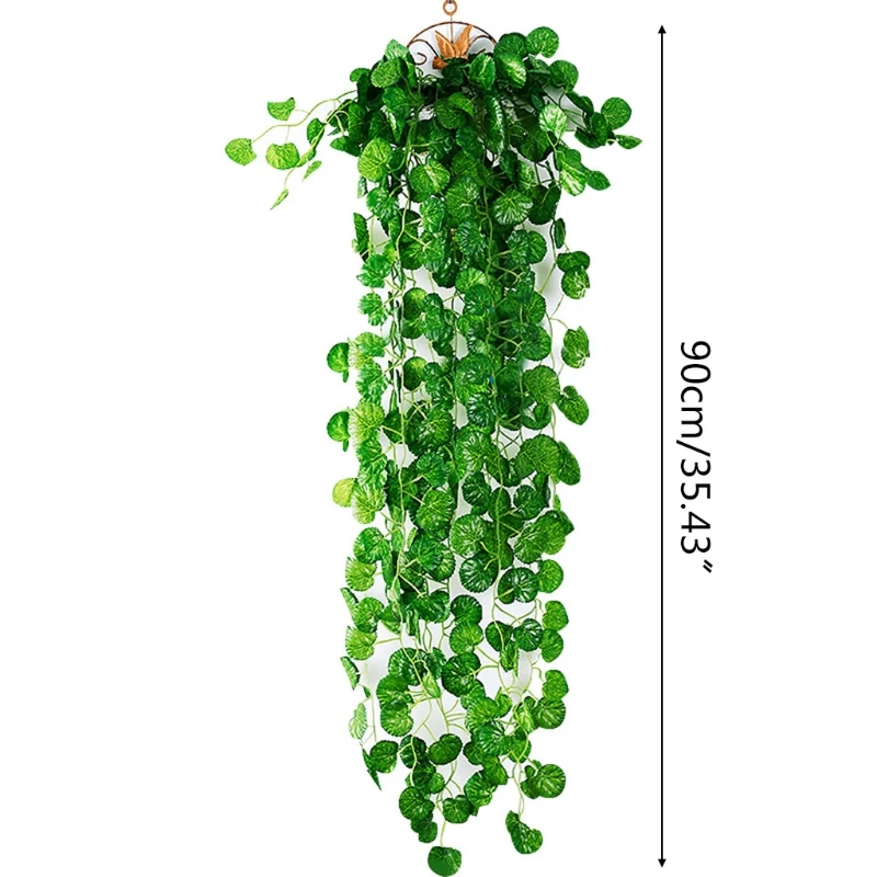 

Artificial Simulation Green Vine String Fake Vine Lifelike Decorative for Restaurant Hotel Home Garden Realistic Vine