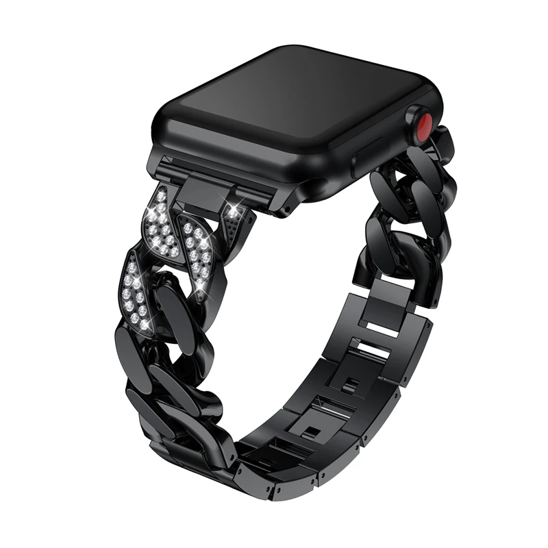 

Ремешок для Apple Watch Band 40 мм 38 мм, женский браслет с алмазным украшением для iWatch apple watch 5 4 3 2 1 44 мм 42 мм