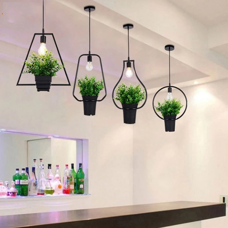 Винтажные подвесные светильники лампа в стиле лофт E27 подвесной светильник