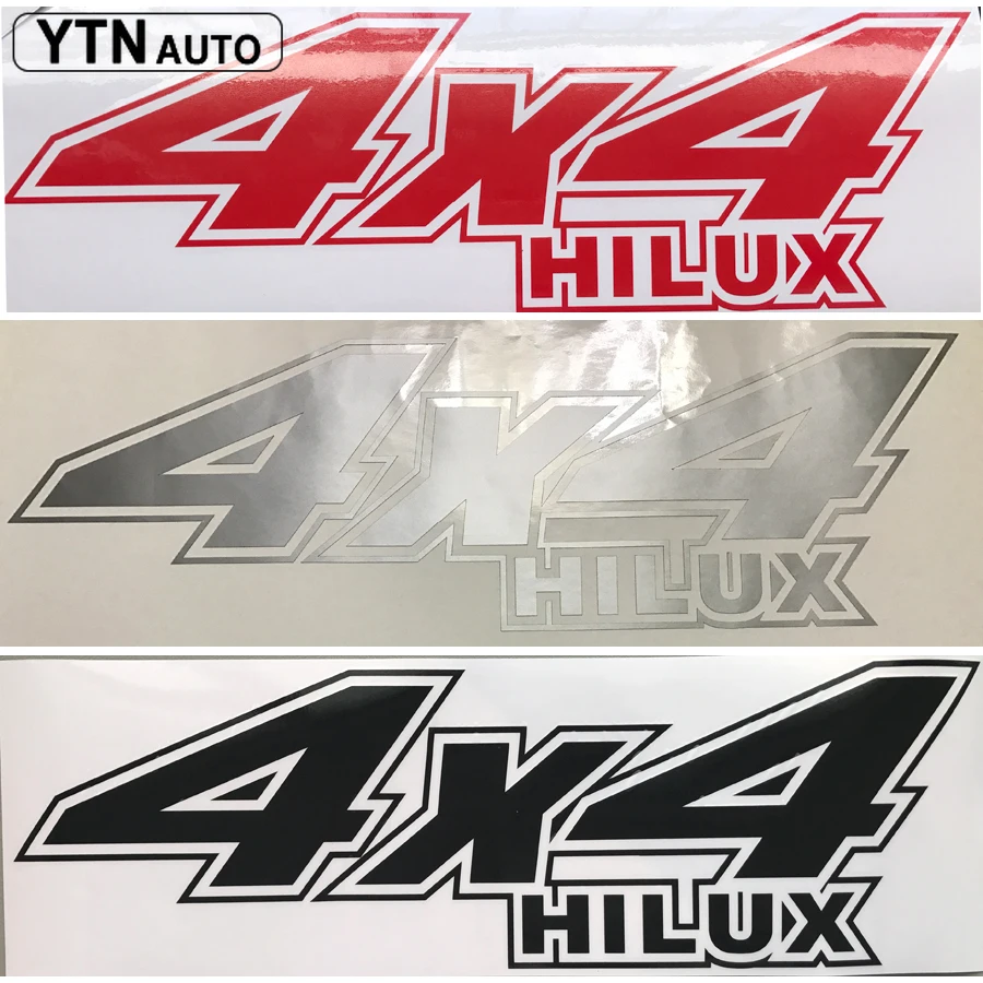Бесплатная доставка автомобильные наклейки 1 шт. внедорожник Hilux 4x4 боковой