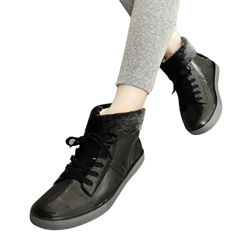 Aleafaliing красочные резиновые сапоги Водонепроницаемый обувь на плоской подошве