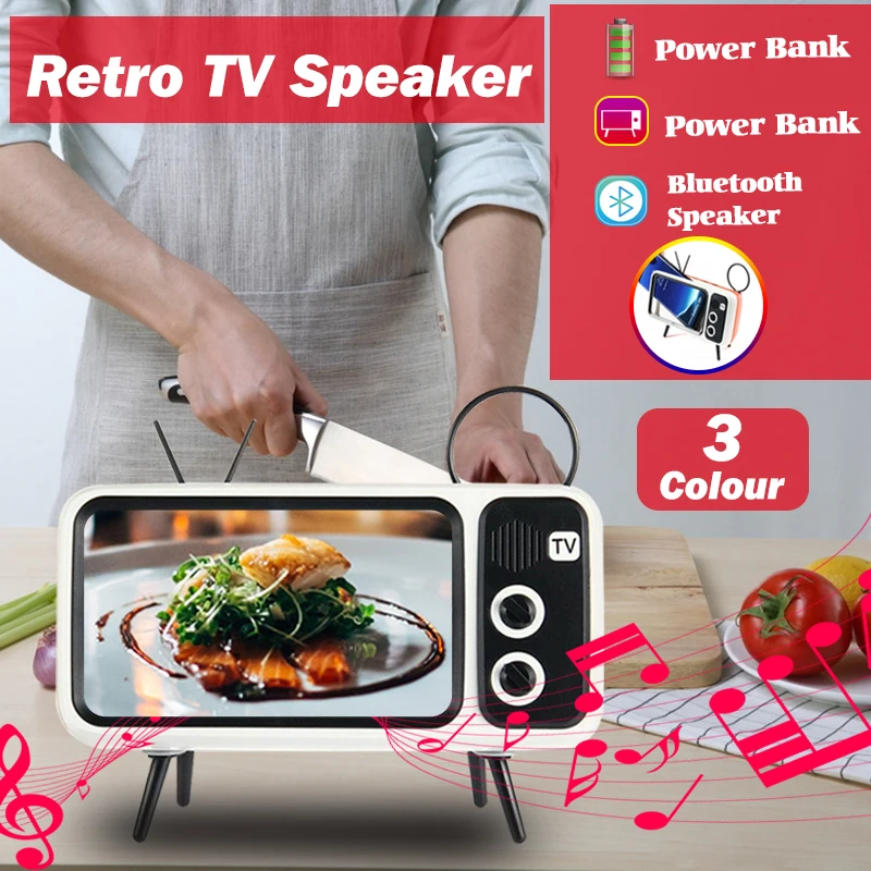 Мини Портативный Беспроводной Bluetooth Динамик с Powerbank Функция телефона кронштейн BT