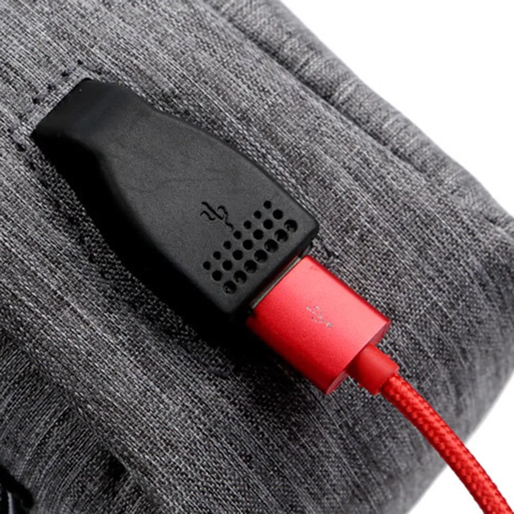 Мужская Холщовая Сумка через плечо повседневная вместительная сумка с usb
