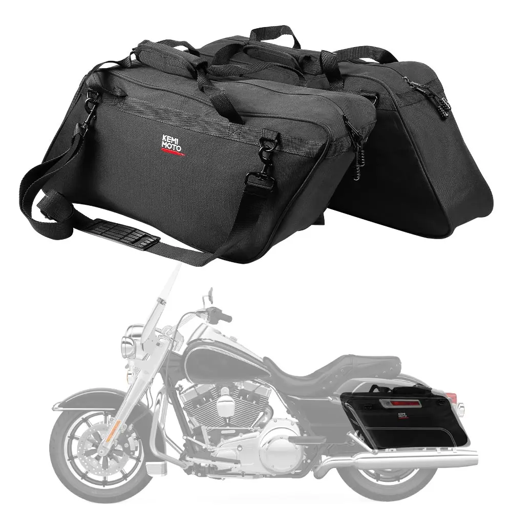 Для Electra Glide для Road King седельная сумка мотоциклетная универсальная Боковая Сумка
