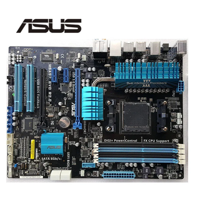 Используется материнская плата для Asus M5A97 EVO R2.0 AM3/AM3 + FX quad core eight USB3.0