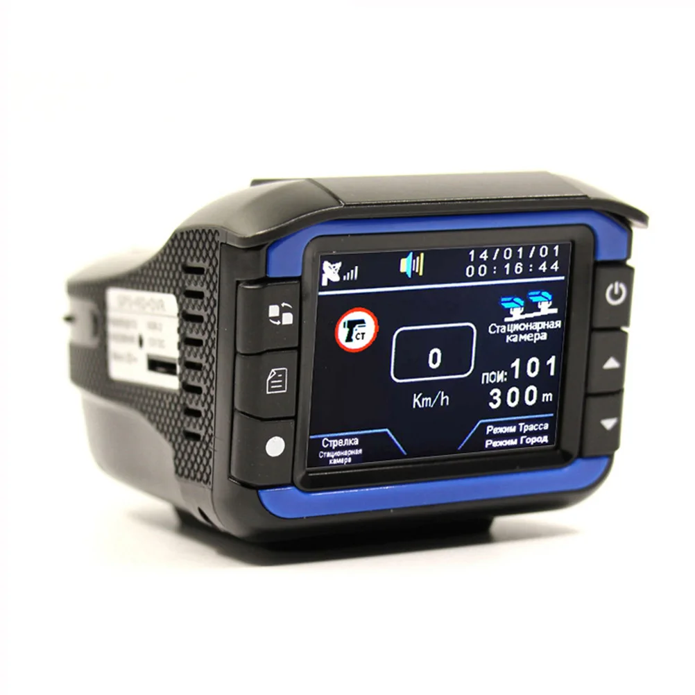 Функциональный прочный профессиональный видеорегистратор радар-детектор для