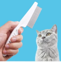 household pet animal care comb short long fur remove comb for cat dog pet stainless steel comfort flea hair grooming comb zh906