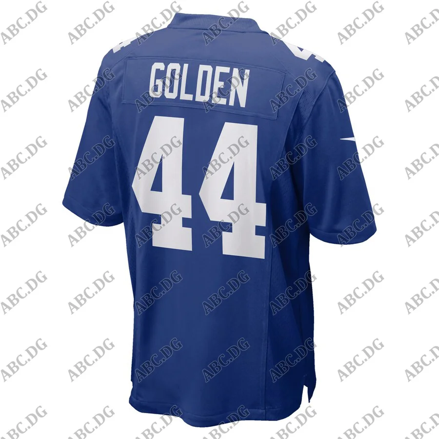 

Customized Stitch Men Women Kid Youth New York Markus Golden Royal Game Jersey 4XL 5XL 6XL