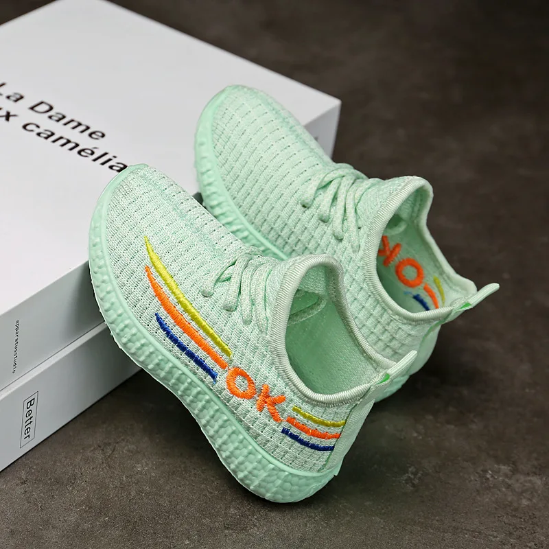 

2021 Spring Boys Girls Fashion Sneakers Baby/Toddler/Little Kids Casual Trainers Children School Sport Shoes Soft Running