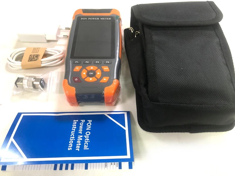 Optical PON Power Meter Fiber Cable Testing Instrument Pass or Fail 1310 1490 1550nm In Service GPON EPON Active Checking | Мобильные