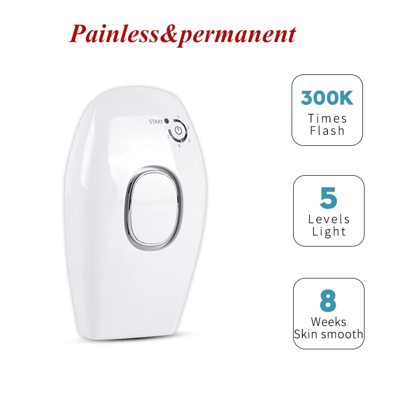 ИПЛ Эпилятор Лазерное удаление волос 600000 вспышек Профессиональный Постоянный Электрический Фото-безболезненный Нитьевой Удалитель для всего тела.