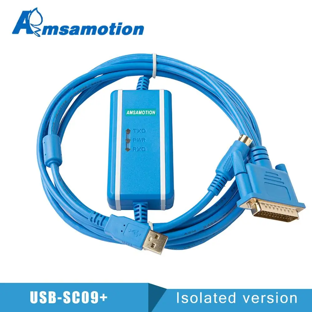 _ Подходящий для Mitsubishi FX/A Series FTDI Type PLC программирующий кабель линия загрузки|cable