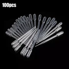 Пипетки пластиковые 3 мл 100 шт., мерные, для переноса жидкости, оборудование для лабораторных экспериментов