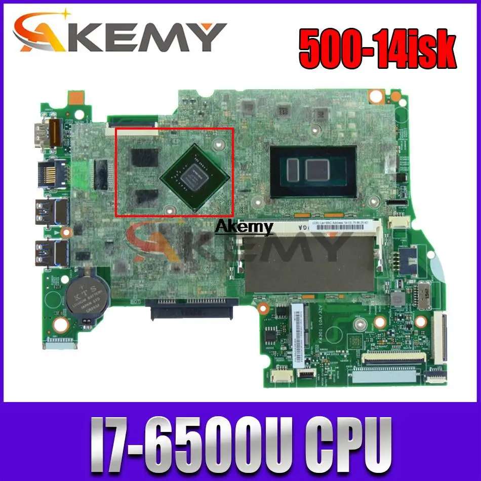 

Akemy для Lenovo Yoga500-14isk flex3-1480 ноутбук PC материнская плата I7 6500U Gt940m 2G; Гарантированное качество 100% тесты OK