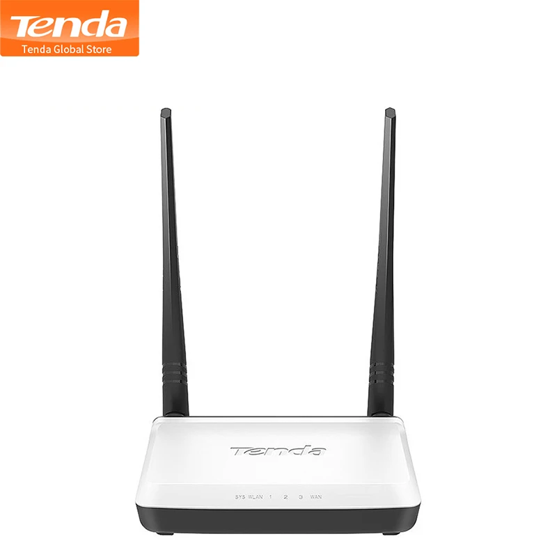Tenda N300 300 Мбит/с беспроводной WiFi роутер Wi-Fi повторитель усилитель, многоязычная прошивка, 1WAN+ 3LAN порты, 802.11b/g/n, простая настройка