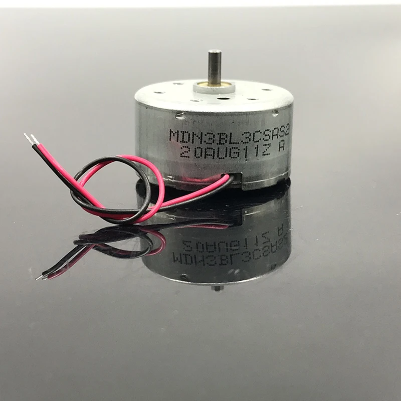 

Mini NMB Minebea RF-300CA Motor Precision Round Spindle Motor DC 3V~12V 14500RPM High Speed Mute Silent Low Noise DIY Fan
