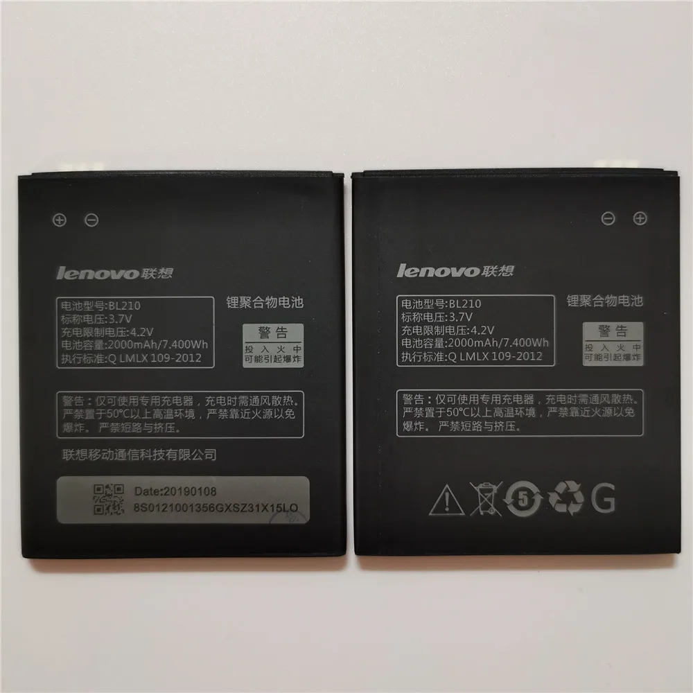 Протестированный высокое качество BL210 для lenovo A536 A606 S820 S820E A750E A770E A656 A766 A658T S650 телефон заменить батарею