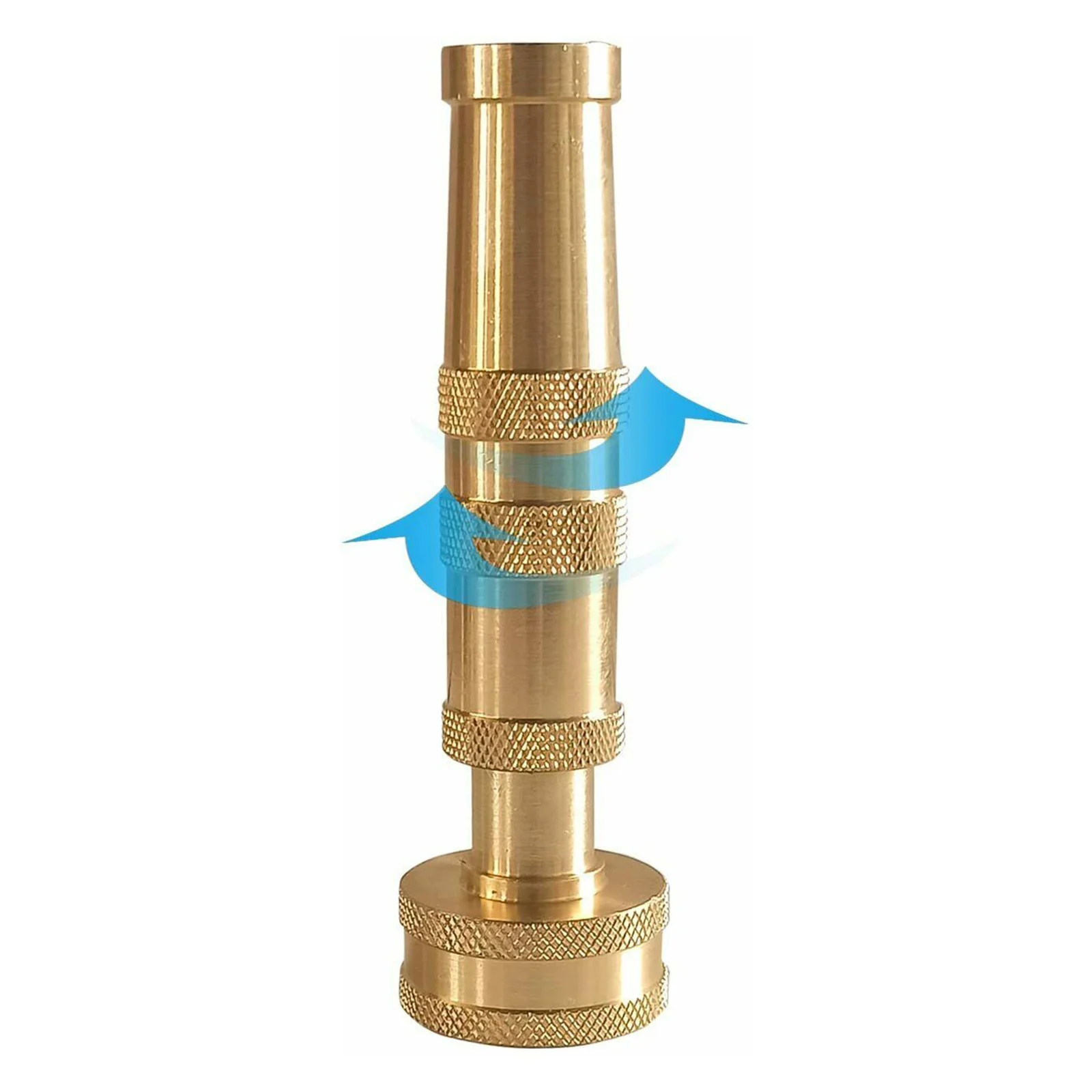 Твердая латунь Сад Спрей насадка 4 дюйма Регулируемый поворотный водяной шланг