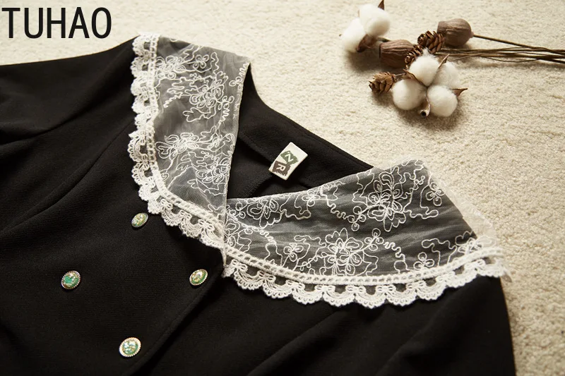 TUHAO высокое качество женское платье 2020 Корейская версия повседневные свободные