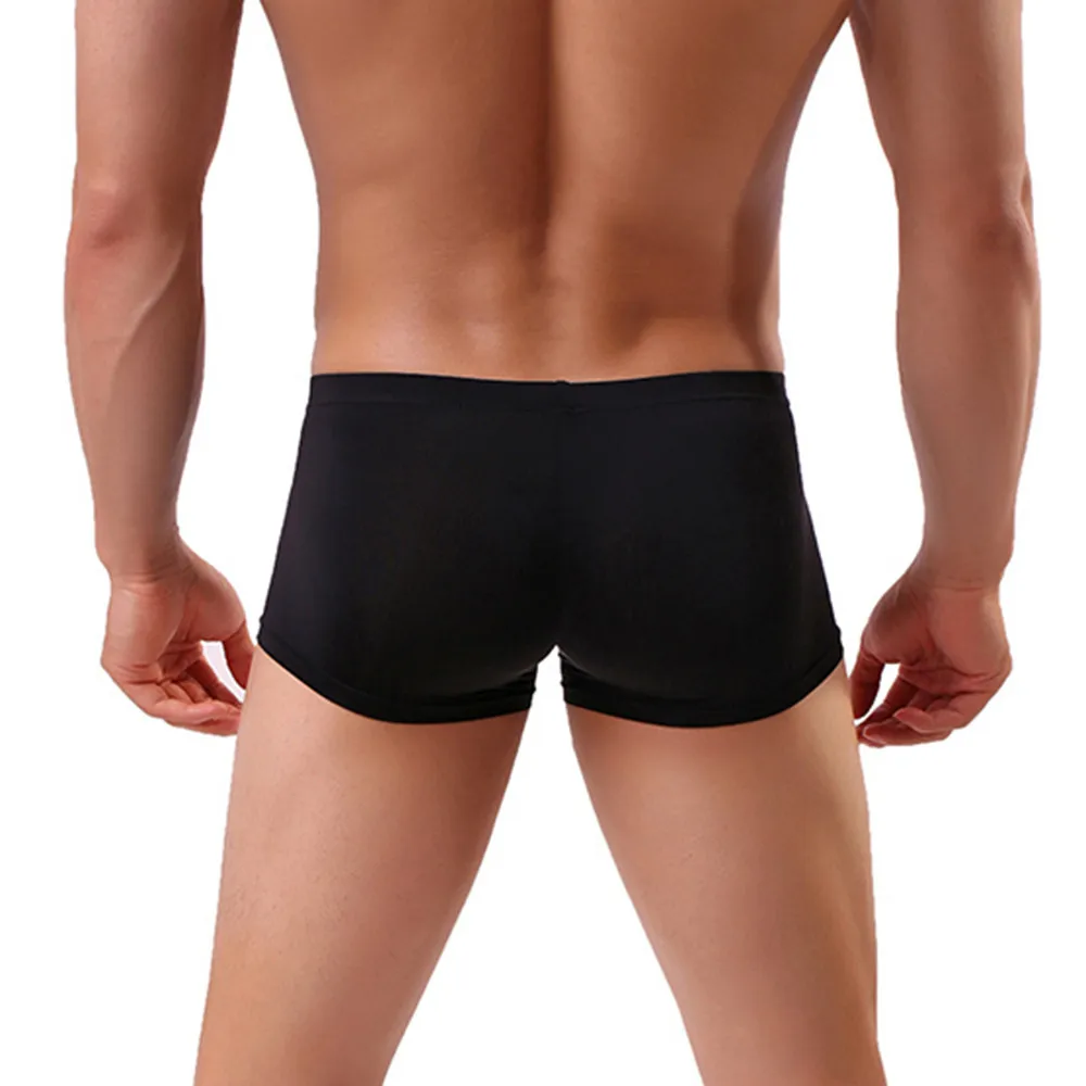 Удобные мягкие мужские боксеры эластичные для мальчиков Крутое нижнее белье с