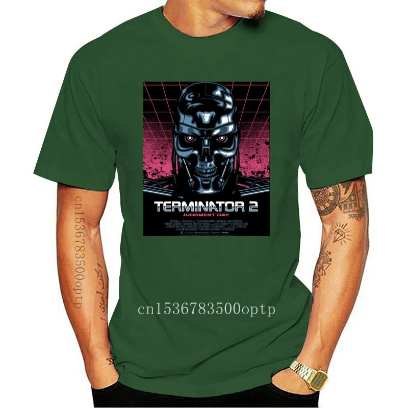 

New Terminator Movie MenFunny Tshirts Hip Hop Streetwear Tshirt Cool Logo Tee Shirt Short Sleeves T-Shirts Short Shirts For Men