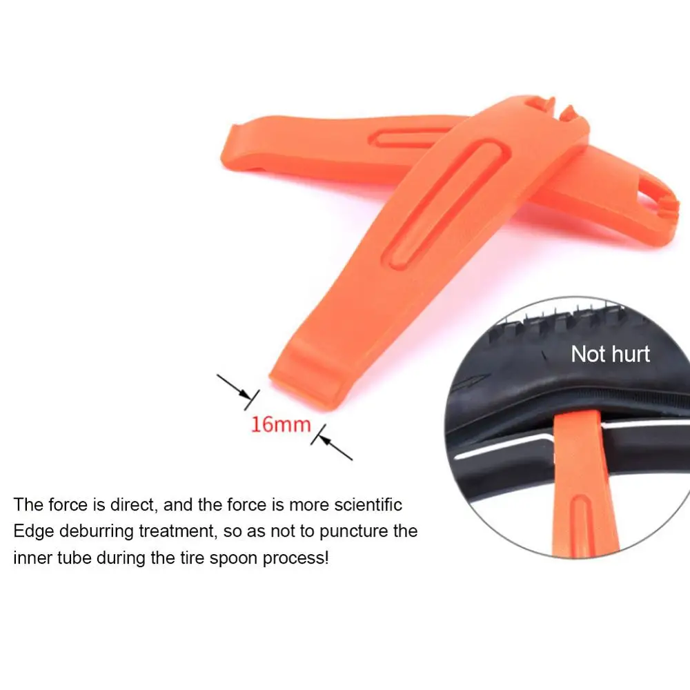 

3pcs Bicycle Nylon Tire Lever Steel Tire Bar Mountain Bike Tires Plastic Tire Repair Crowbar Tool durable enough to repair