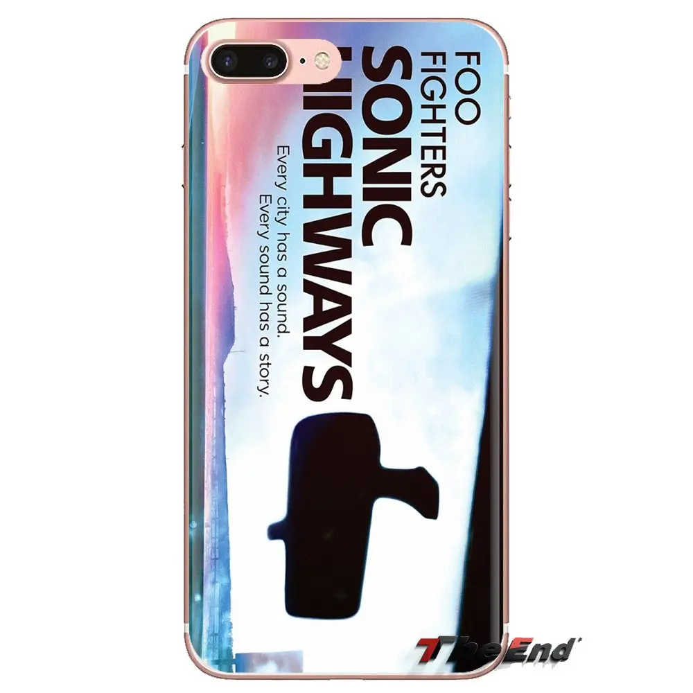 For Samsung Galaxy S2 S3 S4 S5 MINI S6 S7 edge S8 S9 Plus Note 2 3 4 5 8 Coque Fundas Foo Fighters Sonic Highways Music TPU Case |