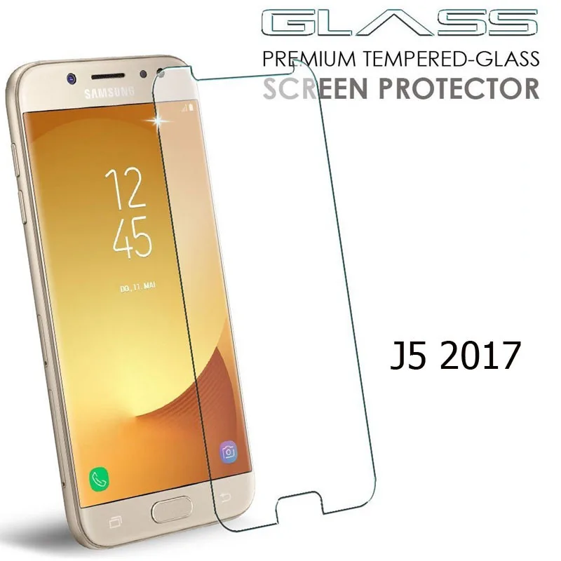 Закаленное стекло для Samsung Galaxy J5 Pro 2017 J530F/DS J530Y/DS J530 J530FM, 2 шт., стеклянная защита экрана 2.5D 9H, защитная пленка