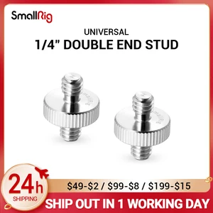 Винтовой адаптер с наружной резьбой SmallRig 14 дюйма на наружную резьбу 14 дюйма (2 шт. в упаковке) для камеры-0828