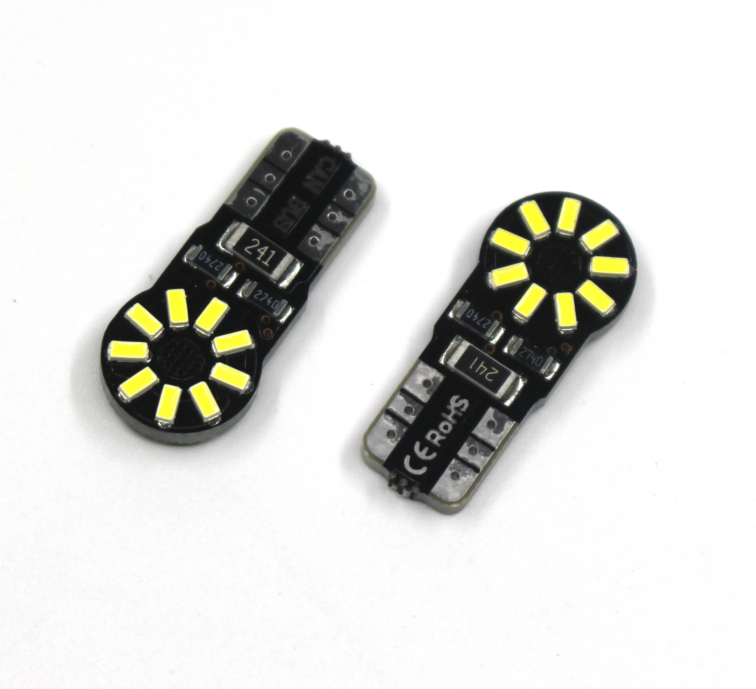 2 шт. Автомобильный светодиодный фонарь T10 W5W 3014 18SMD указательный сигнал 12 В Вт 6000 К