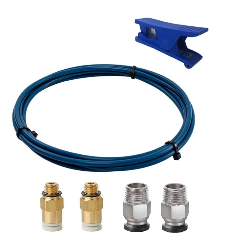 Трубка PTFE Bowden (2 м) серии XS подходит для нити 1 75 мм с резаком труб + пневматические