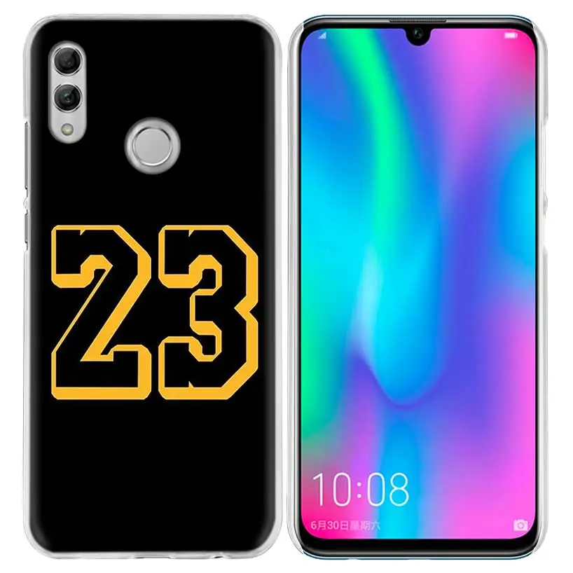 01 Баскетбол 23 24 номер чехол для huawei Honor 8X Y9 20 9 10 Lite Play 8C 8A Pro V20 20i Y6 Y7 Y5 жесткий чехол из ПК для телефона Casos - Цвет: 01