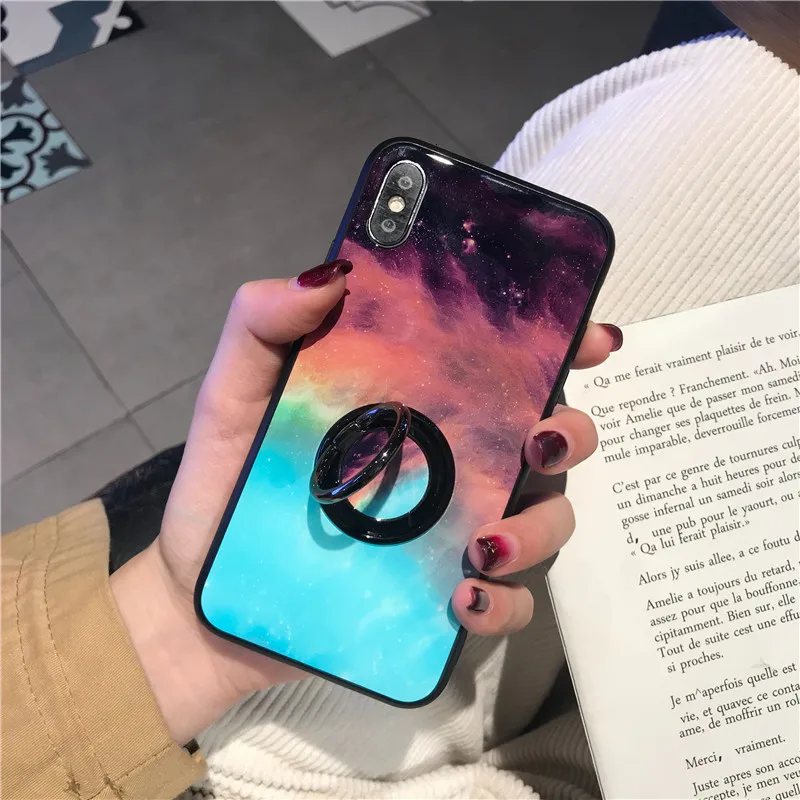 IMIDO красивый чехол для мобильного телефона со звездой для IPhone X XS Max XR Шикарный чехол для мобильного телефона со звездой для 78 p/6 6sp Чехол для мобильного телефона