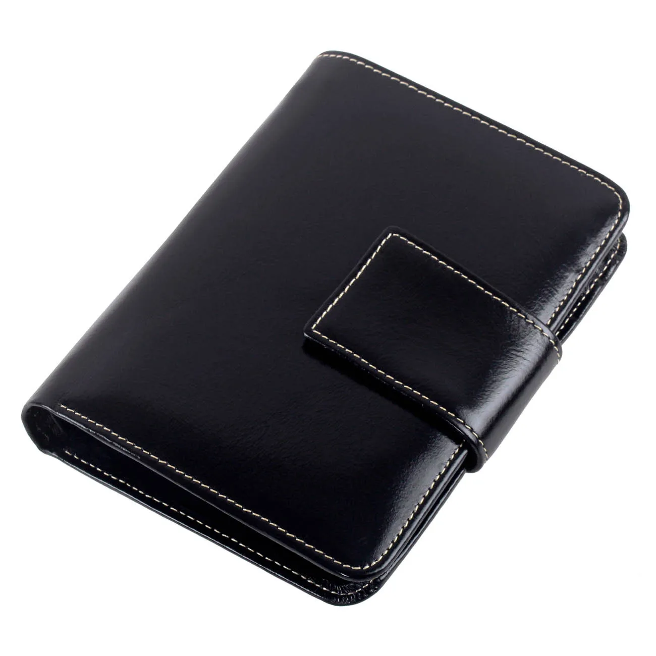 

New Style WOMEN'S Leather Wallet Two-fold Mid-length Wallet Retro Oil Wax Cowhide WOMEN'S Purse Leather Wallet